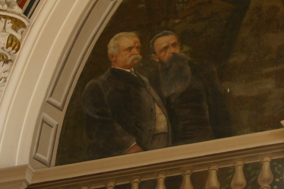 Baccelli and Durante fresco, Chapel, Policlinico Umberto I, Rome (2).JPG